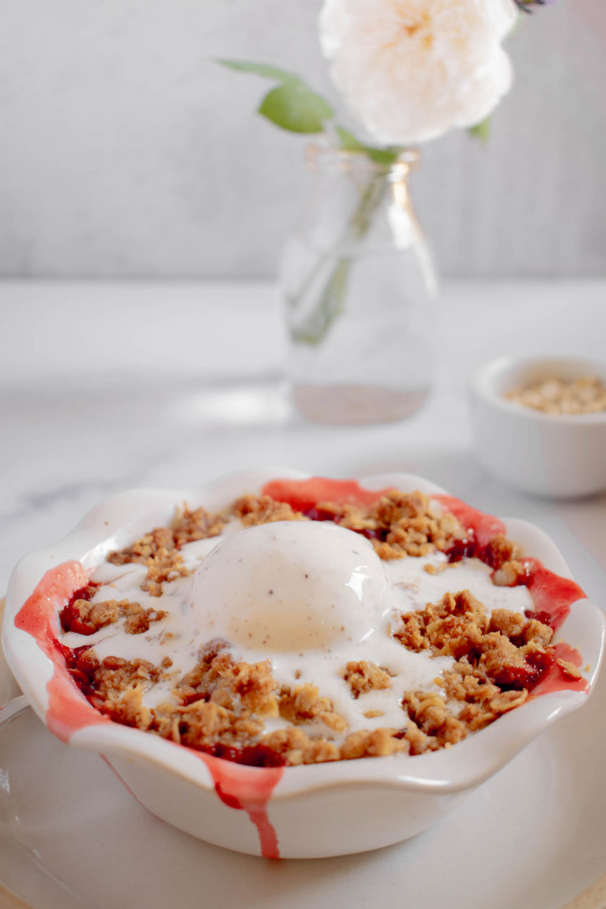 Strawberry Nectarine Crisp